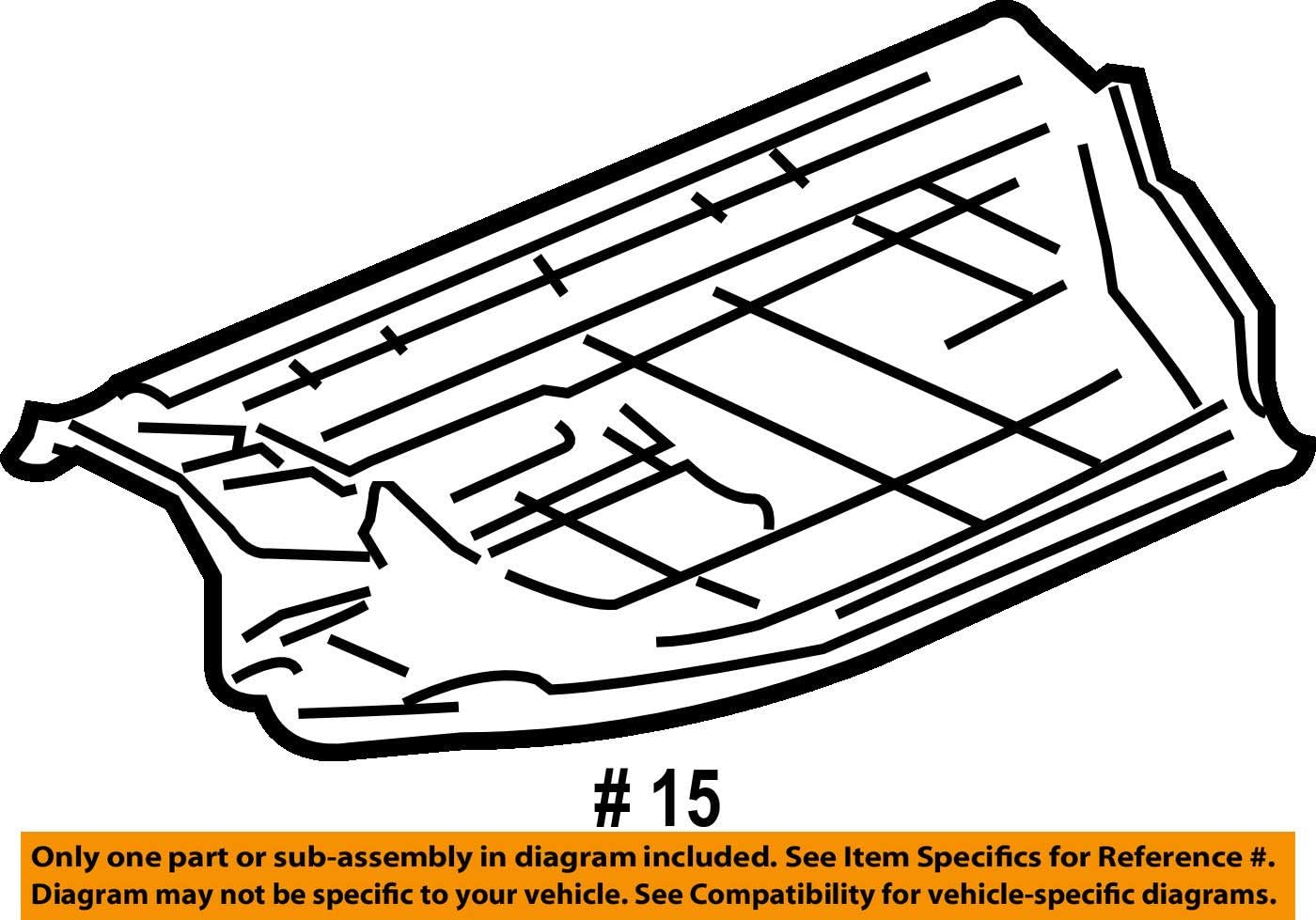Genuine Honda 74650-TM8-A01 Right Front Floor (Lower) Cover Assembly