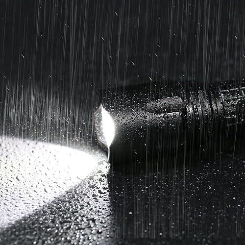 Miniatura 8 de NAKCNM Picatinny - Linternas de alto lumen de 3000 lúmenes, 5 modos, linterna táctica súper brillante, recargable con rieles Picatinny, montaje y