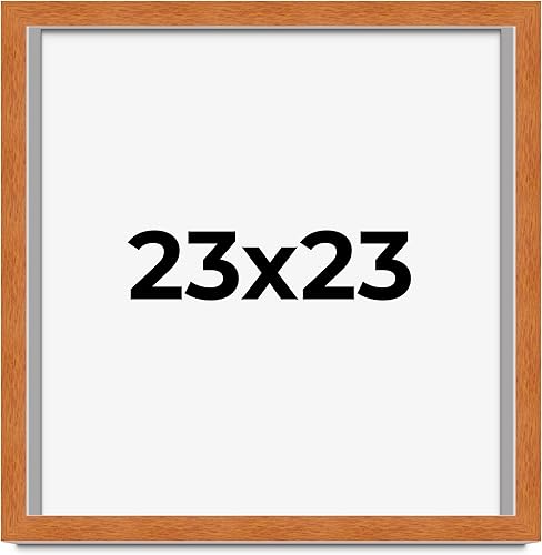 Miniatura 9 de 12x18 Traditional Honey Pecan Complete Wood Picture Frame with UV Acrylic Plexiglass, Foam Board Backing & Hardware Included