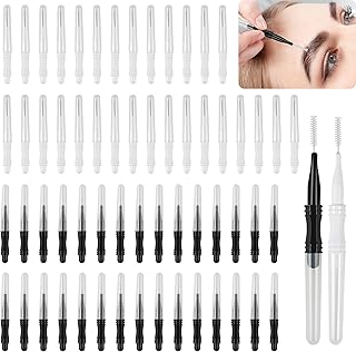 Juego de 60 brochas para cejas micro – 2 tama...