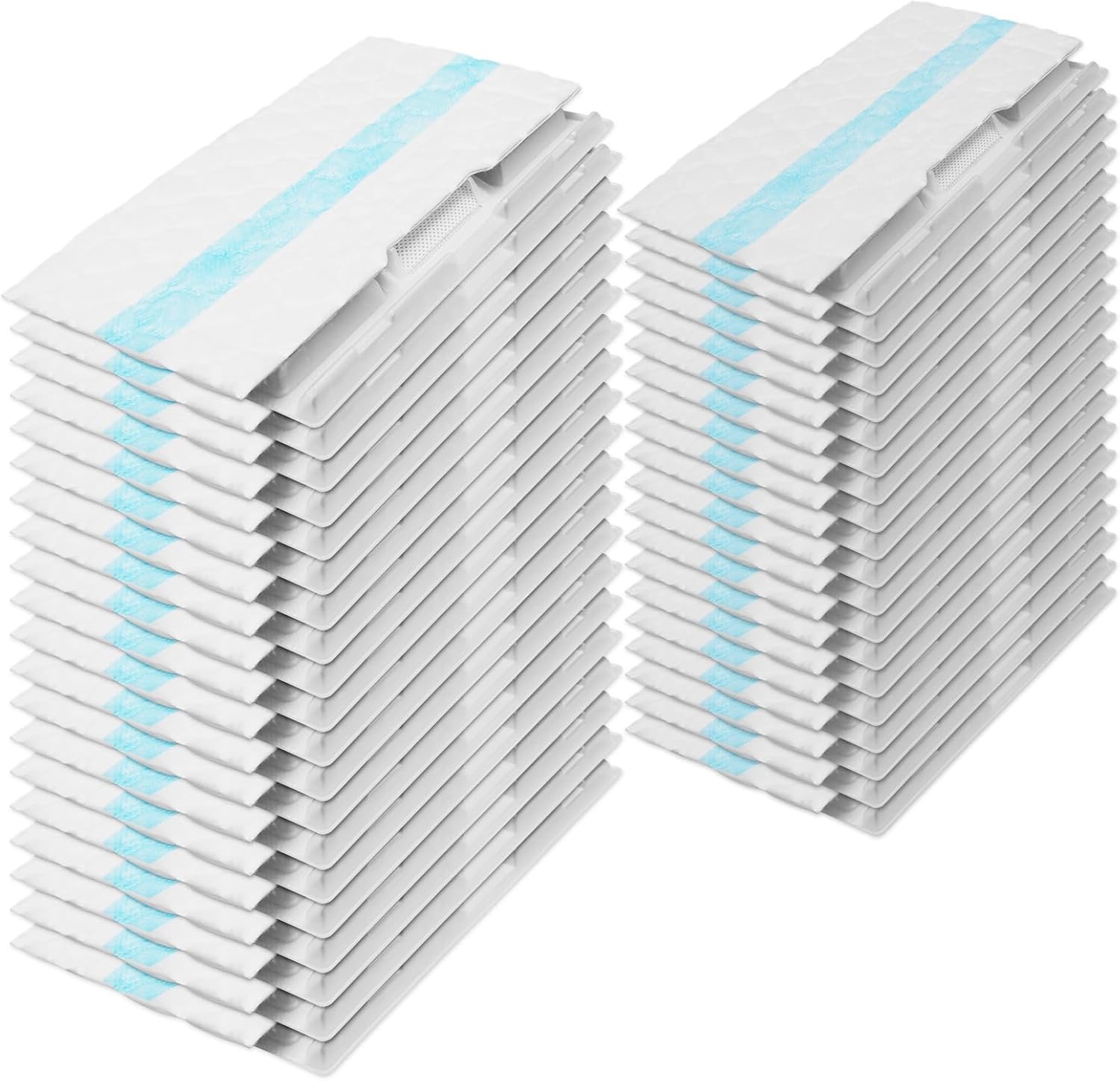 40 PCS Disposable Replacement Mop Pads Compatible with Shark Vacmop VM252 VM251 VM200 VM200C VM190 VM252C QM250 VM250 VC205 Vacuum Mops Refills for All Hard Floors