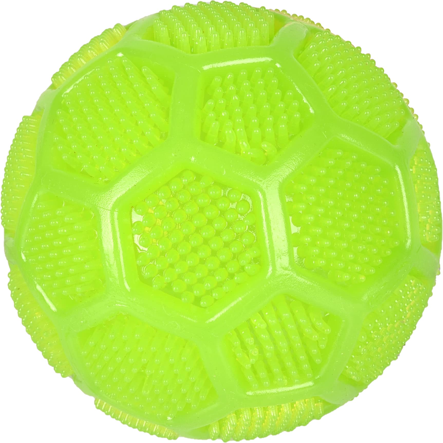 Flamingo DT TPR KRICO DENTAL SQUEAKY BALL GREEN DIA 10CM
