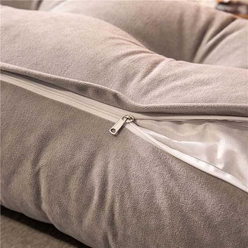 Miniatura 4 de YSUEFIJO Almohada triangular de lectura para reposo de cama cojín grande para cabecera y respaldo almohada de cuña cojín de apoyo de posicionamiento