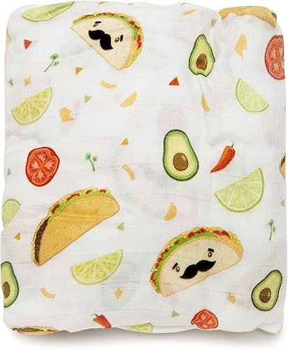 Miniatura 41 de Loulou Lollipop Manta suave de muselina para bebé, manta de recepción para recién nacidos a niños pequeños, niñas y niños, grande de 47 x 47