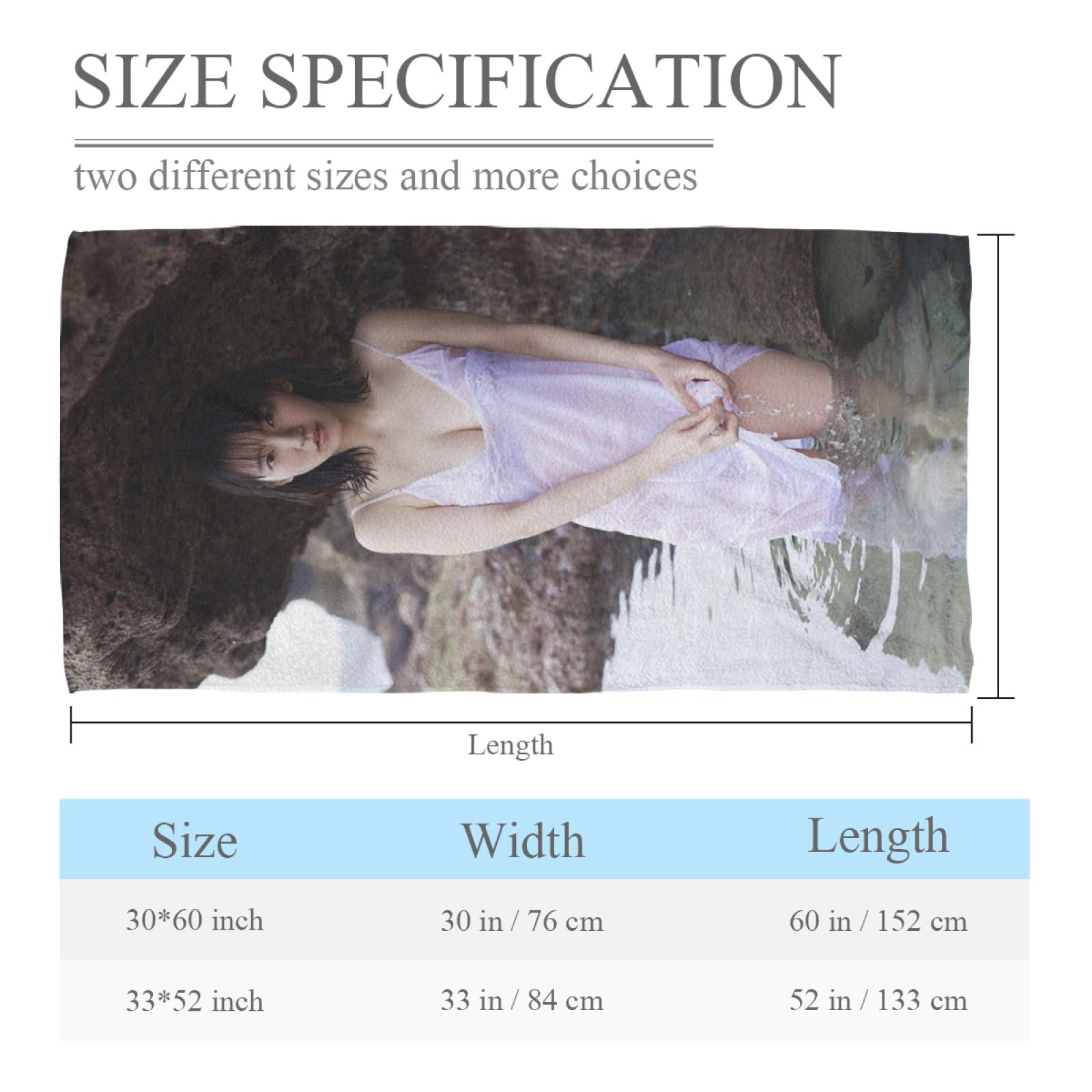 か*ん様 吉岡里帆特大タオルタペストリー75×150cm Amazon｜吉岡里帆 タオル ビーチタオル 大サイズ吸収性通気性 マイクロ