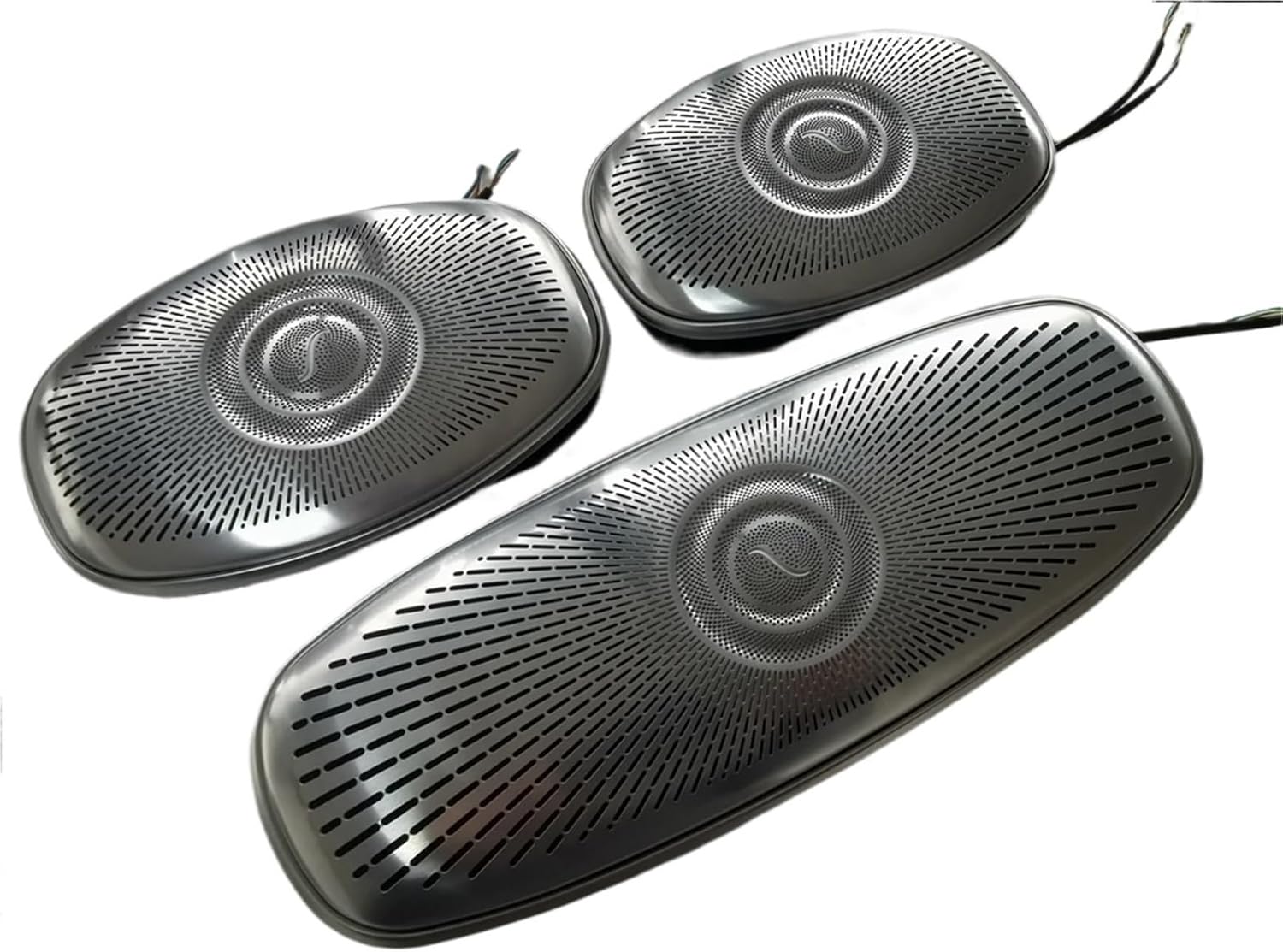 Compatible for Mercedes-Benz W205 X253 W213 W222 W447, Ceiling Roof Speakers with Integrated Ambient Light