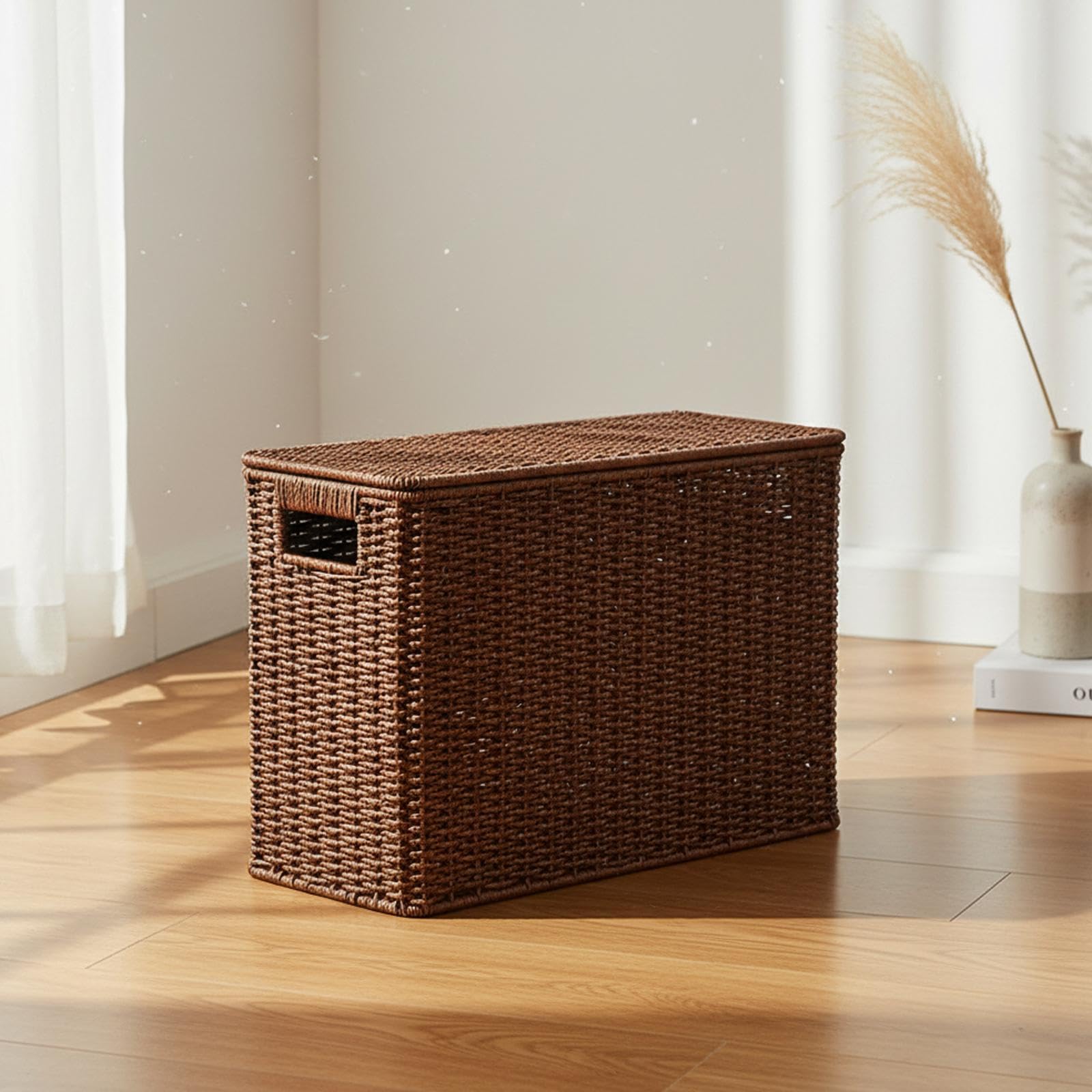 Amazon｜Yajuyi 細身のバスケットビン、マガジンバスケット、多機能