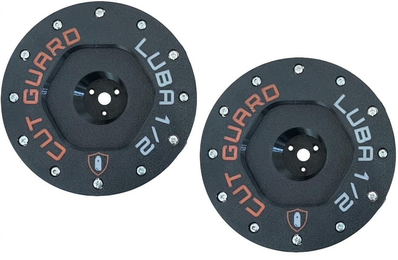 2 dischi per coltelli compatibili con Mammotion LUBA 1 AWD e LUBA 2 AWD fino all'anno di costruzione 2024, set di 18 lame per robot tosaerba, disco di ricambio per taglio preciso del prato