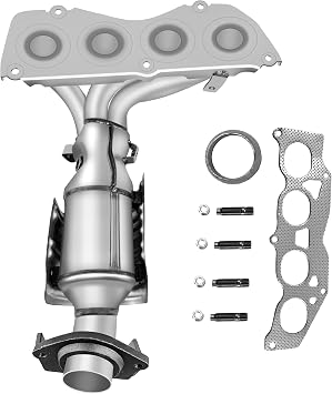 Catalytic Converter Compatible with Toyota Camry 2012-2017 2.5L SE/LE/L/XLE,Venza 2009-2015 2.7L L4,Front,[EPA Compliant high flow standard]