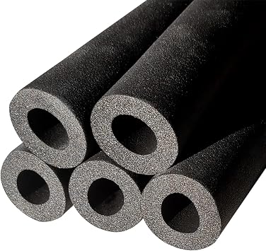 Waterproof Pipe Insulation 9/15/20mm Wall Thick 1.7m/1.8m Length For Handle Grip Support,AC Unit,Guitar Stands,Hot And Cold Water Foam Tube Insulation Closed Cell Pipes  Size 1/4" X 1/3" X 5.6ft