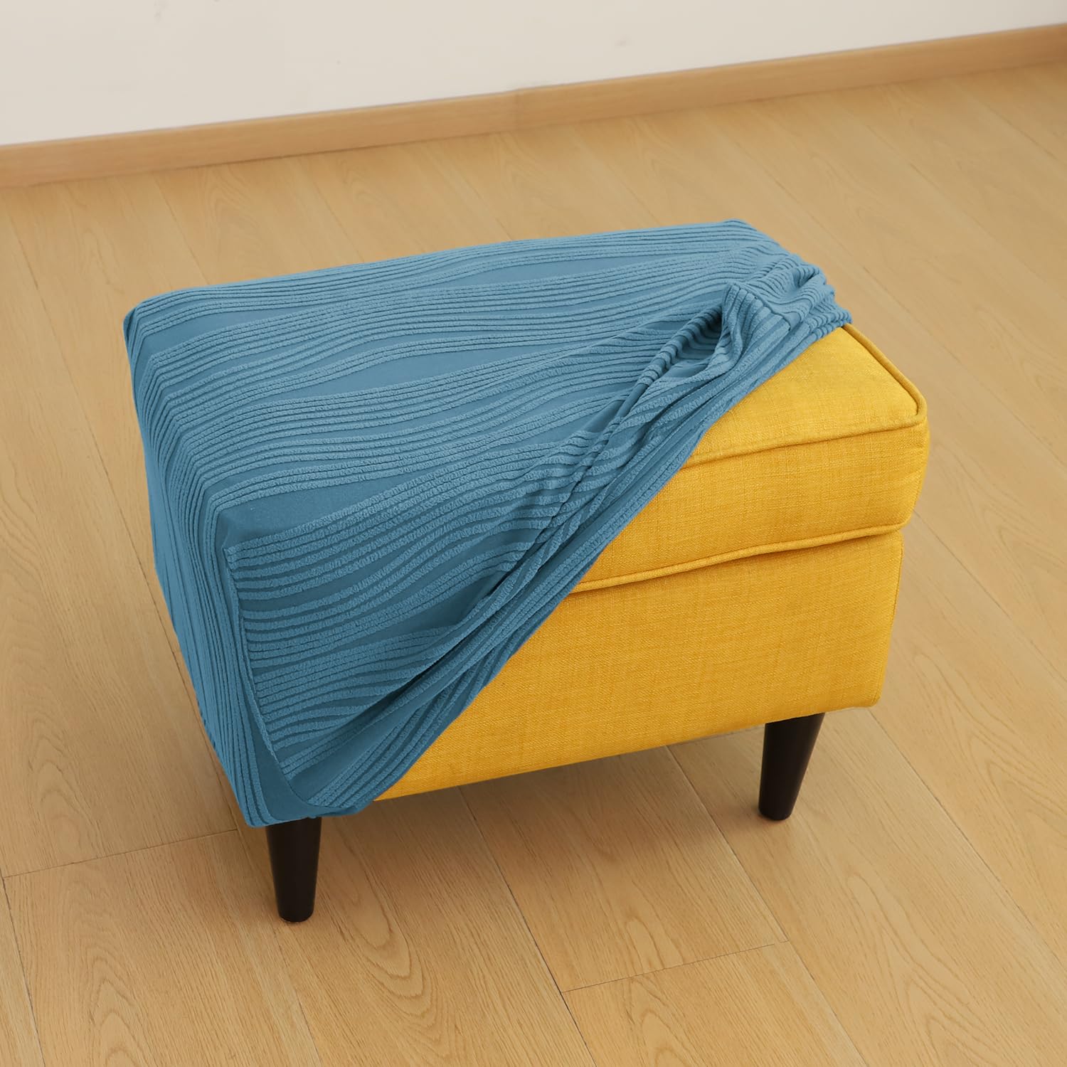 HOKIPO Footstool Cover - Nestiva Grey -10