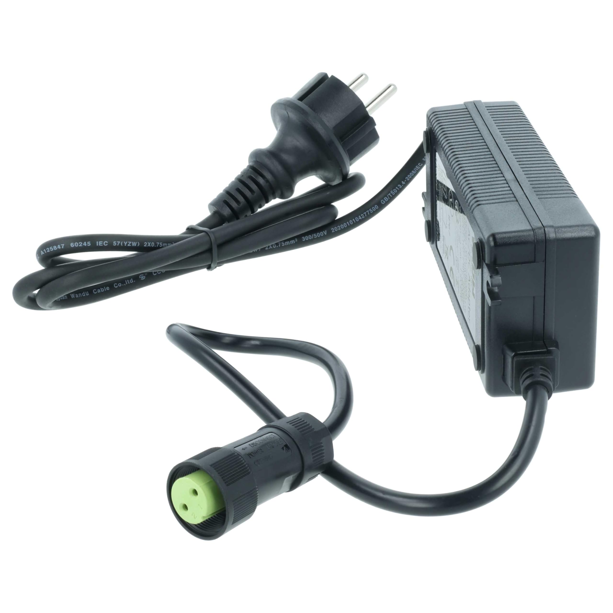 vhbw Chargeur remplacement pour Worx 50029485, WA3754, WA3716, WA3744 pour batterie de robot tondeuse