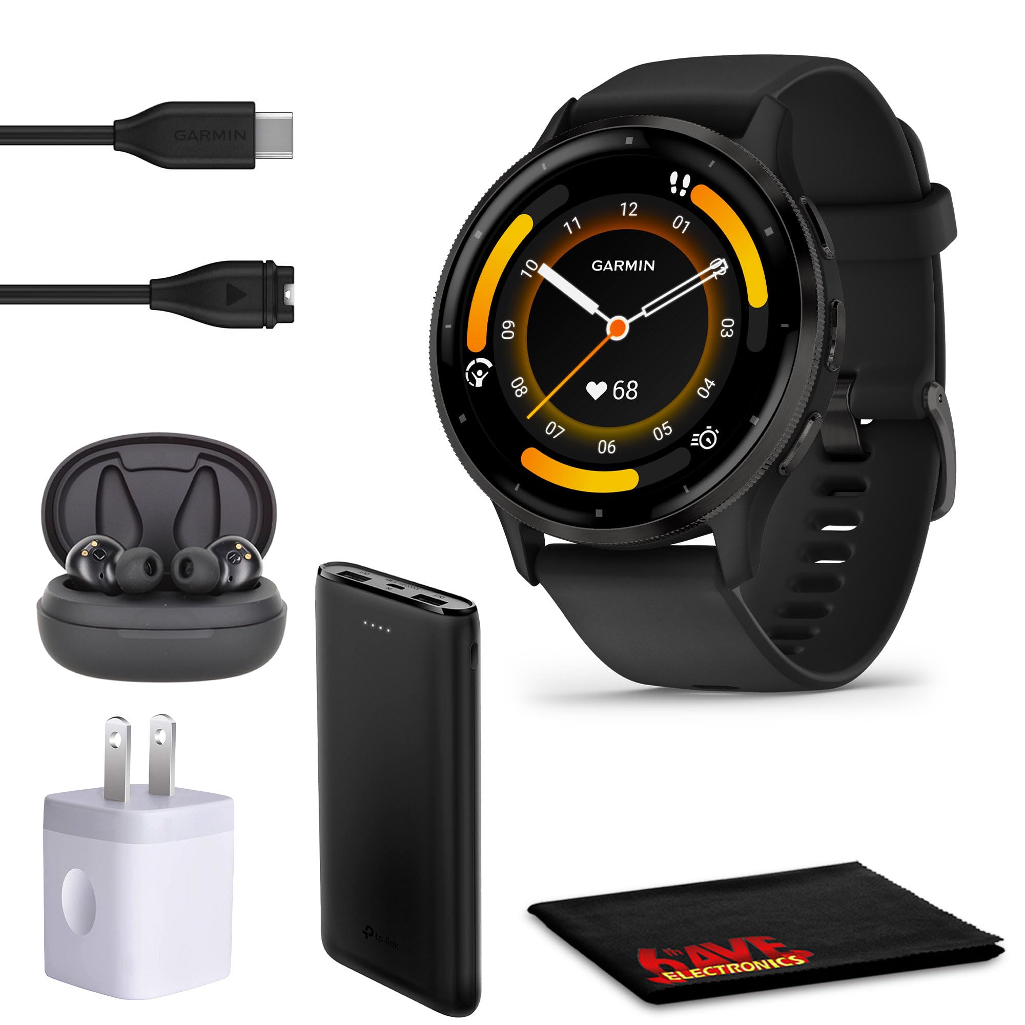 その他 GARMIN - GARMIN VENU 3 BLACK/SLATE Garmin Venu 3 Fitness & Health GPS Smartwatch (Slate/Black