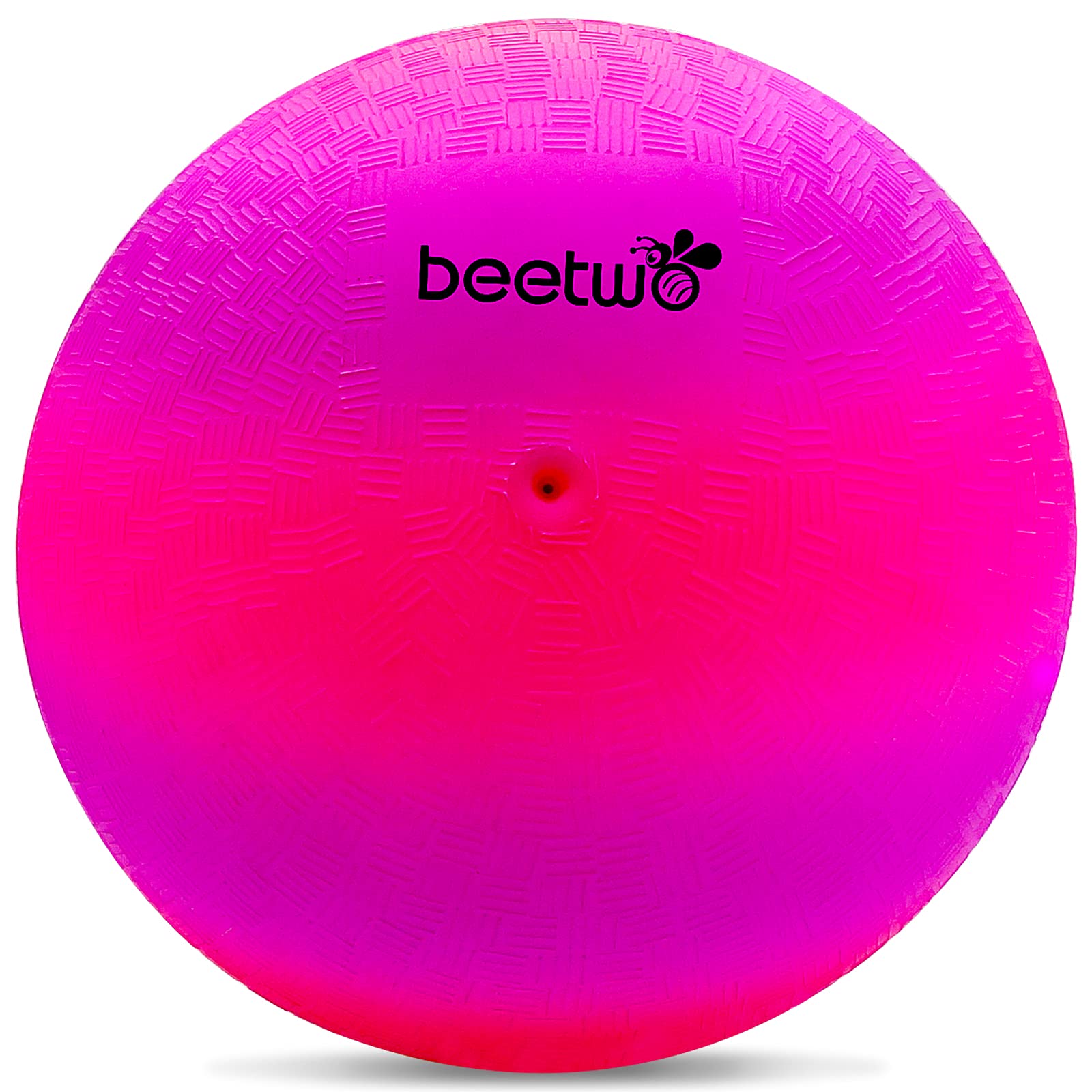 Bouncy Kickball, PVC Kinder Spielball, Mehrfarbig Regenbogen Ball Kinder, Fußball Softball, Kinderball für Drinnen und Draußen (8,5 Zoll) - Rose und Rot