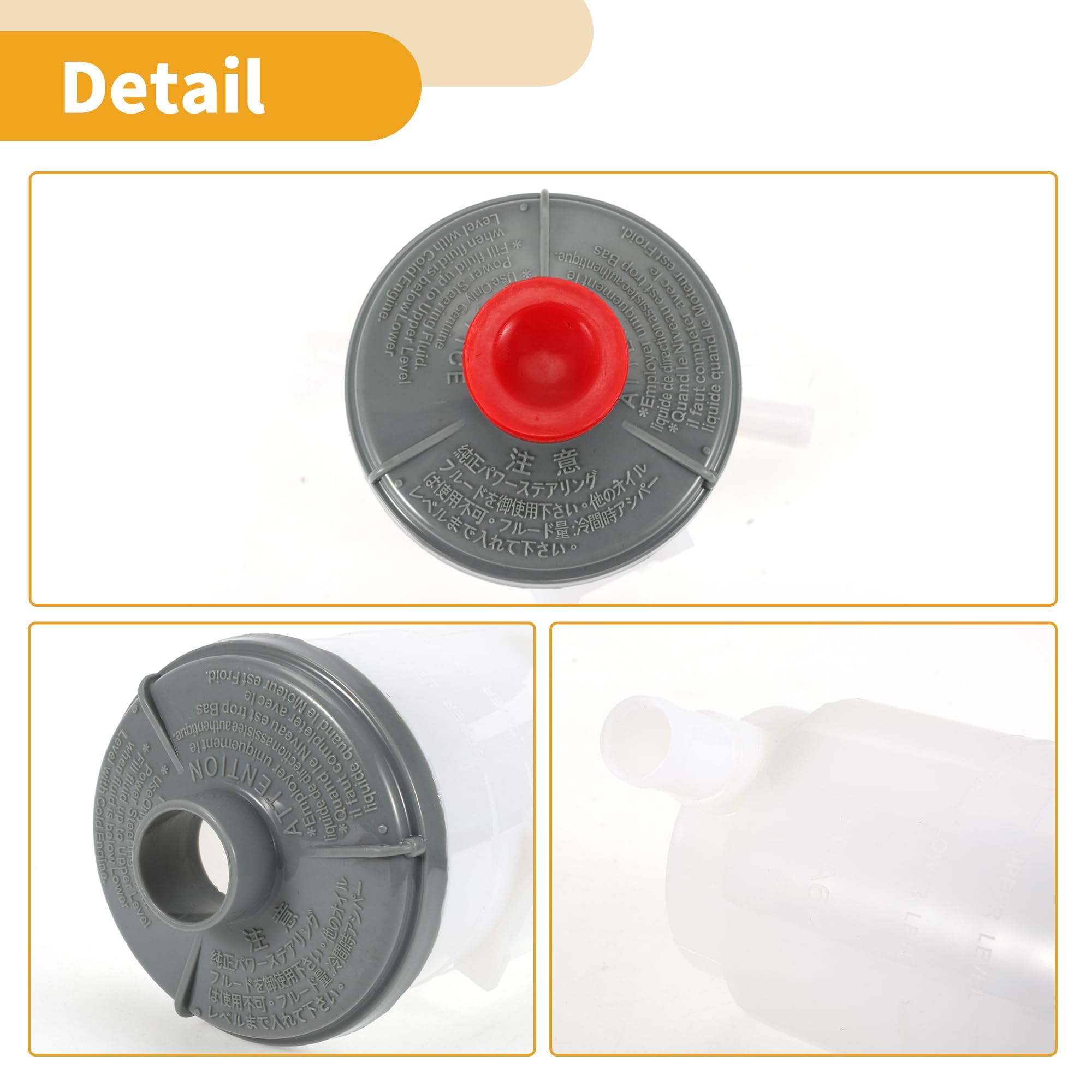 Tanque De Dirección Asistida Para Honda Odyssey 1999-2004 1Pc | Color Blanco, Material Plástico, Oe# 53701S87A01, Función Reparar Fugas, Posición Cerca Del Motor, No Oem, Solo Accesorio.