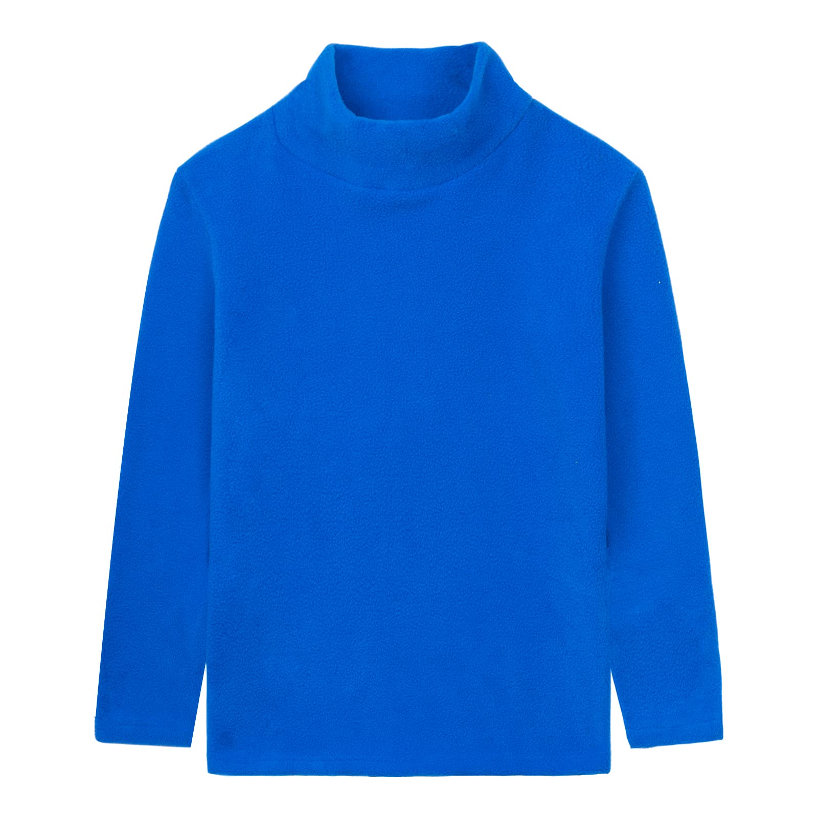 LittleSpring Unisex Boys Girls Polar Fleece Shirt Base Turtleneck Top (2-14 Years)