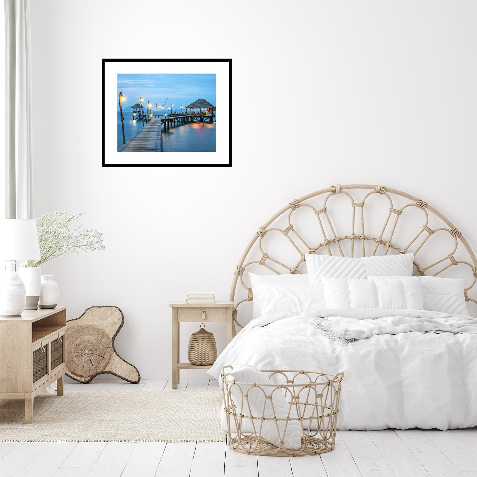 JCJMY Cornice portafoto 24 x 30 cm con tappetino 50 x 61 cm, foto 20 x 24 con passepartout o 24 x 30 senza tappetino, da appendere alla parete, cornice grande per poster da 61 x 76 cm con plexiglass