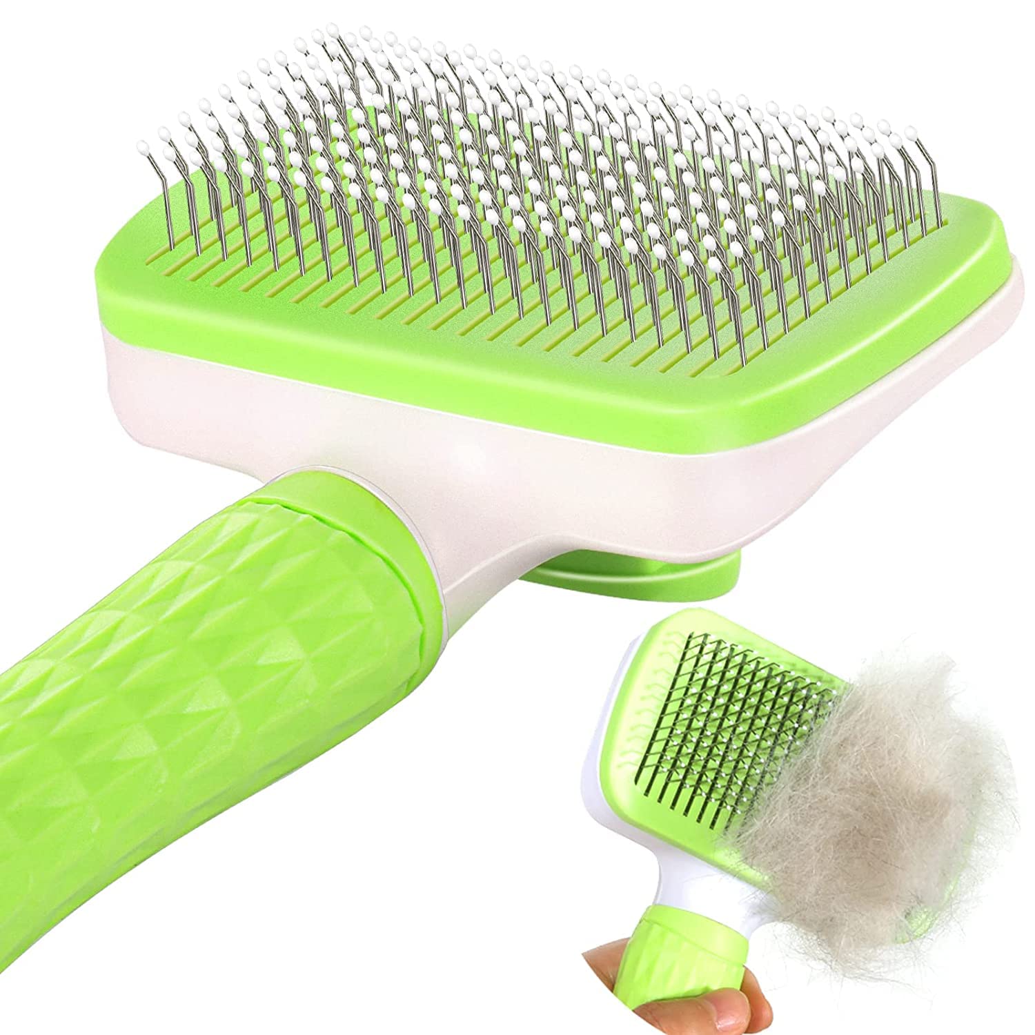 BLACKDOG Brush for Dogs, Cat Brush, Pet Slicker Brush, Easy to Clean The Hair On The Brush With One Touch, The Effective Tool for Pet Grooming and Removal Shedding Hair (B09YNPK76Z) Amazon Price History, Amazon Price Tracker