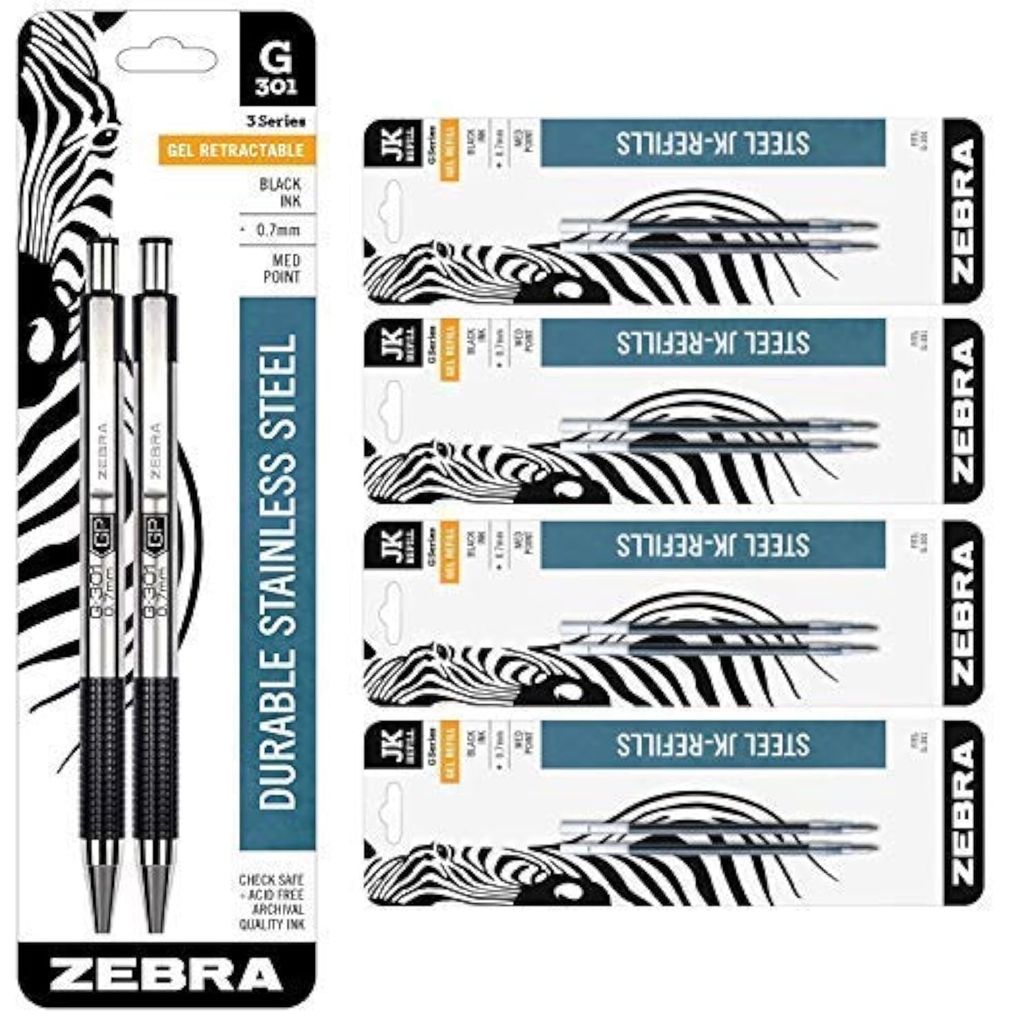 Amazon | Zebra Pen G-301 0.7mm 2 8 0.7mm | ジェルインクボールペン