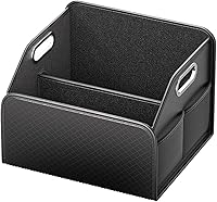 Vista 1 de Car Trunk Organizer, Large Capacity Multi-Compartment Folding Storage Box for SUV, RV, Sedan, Automotive Vehicle Interior, Cargo, Tools, Grocery