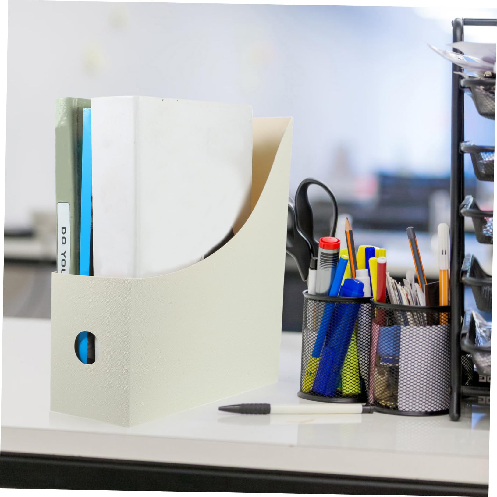 3 piezas Archivadores Plásticos para Escritorio Organizador de Reutilizable para Oficina y Estudiantes