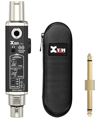 Xvive AT-1 Portable Audio Tester -XLR Cable Tester, Signal Generator, Phantom Power Check, Rechargeable Audio Tool for Engineers Musicians