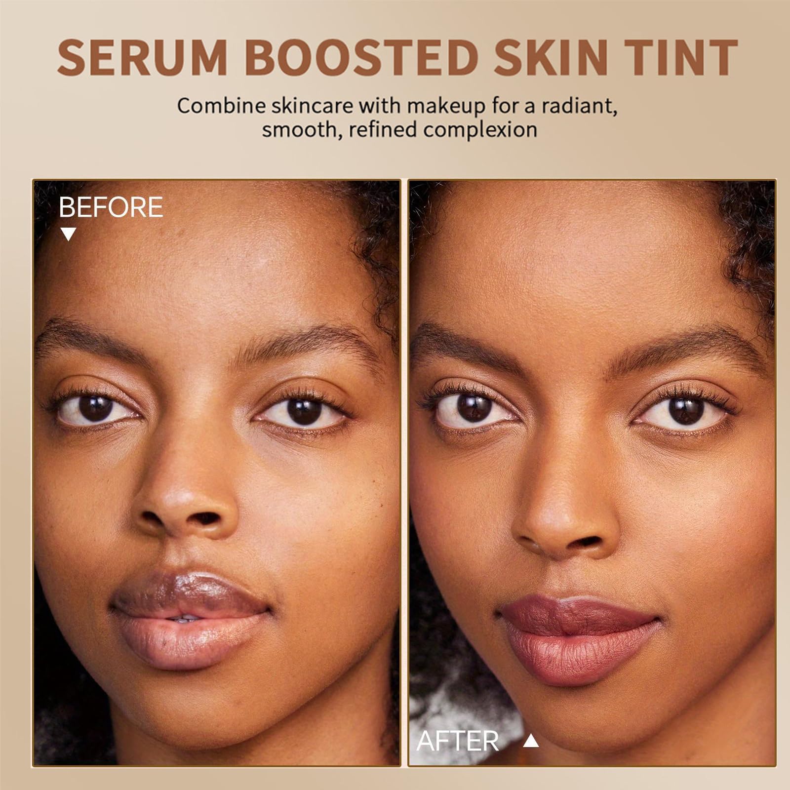 Tinted Moisturizer Stick, Beauty Balm Serum Boosted Skin Tint Concealer, Solid Serum for Boost Skin Tint - Image 4
