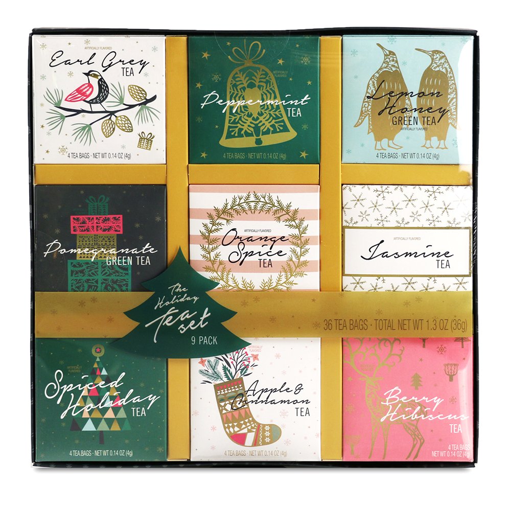 Tea Variety Gift Set 9 Unique Blends Earl Grey