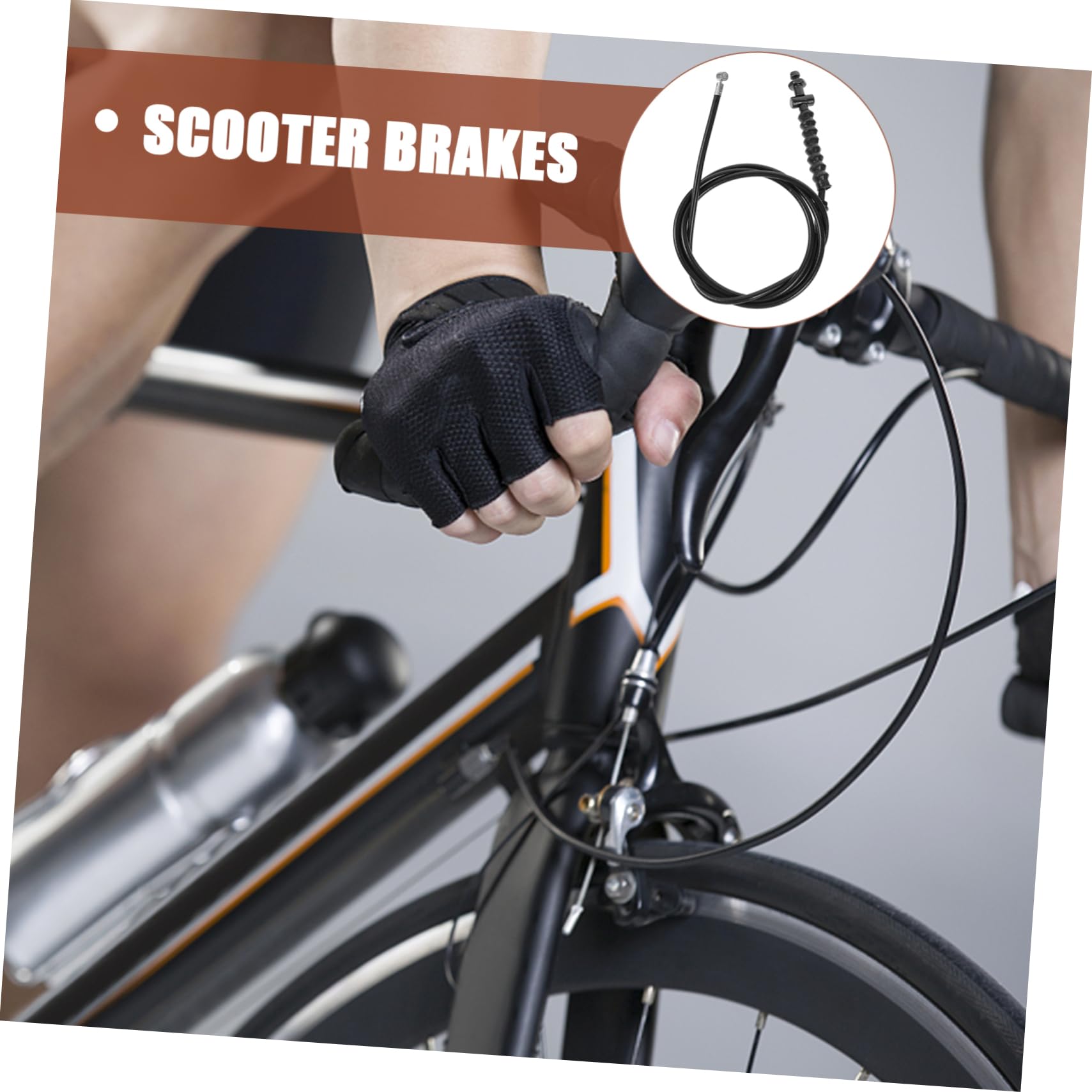 BESPORTBLE del Freno del Freno Forniture per Scooter Cavi dei Freni Anteriori e Posteriori Linee dei Freni Ciclistici Cavo del Freno Accessori per Scooter Filo di Acciaio