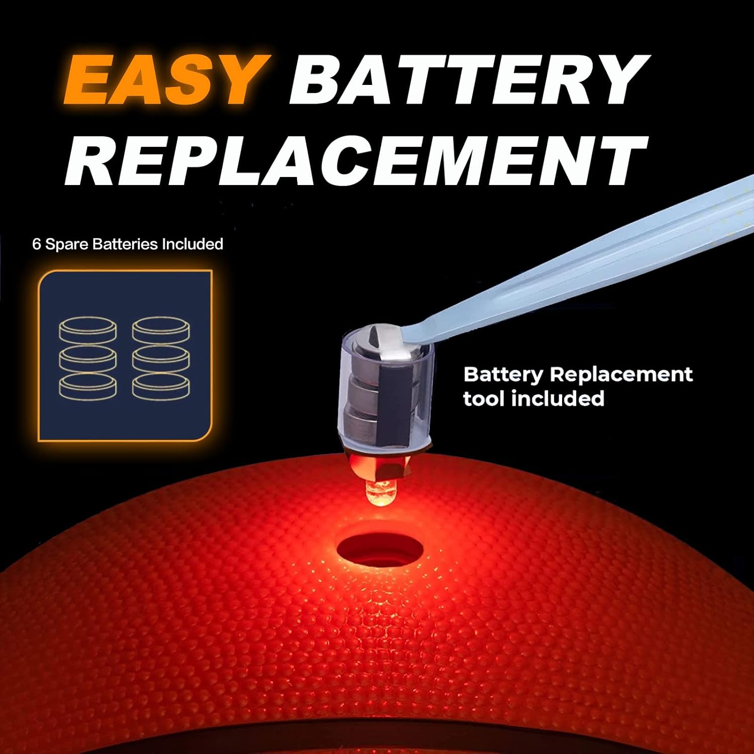 Glow in The Dark Basketball, LED Light Up Basketball, Night Glowing Ball, Boys Girls Sports Gifts Accessories 8-12 Year Old, Toy Basketball Gifts Ideas for Age 8, 9, 10, 11, 12, 13+ Kid Teens - Image 3