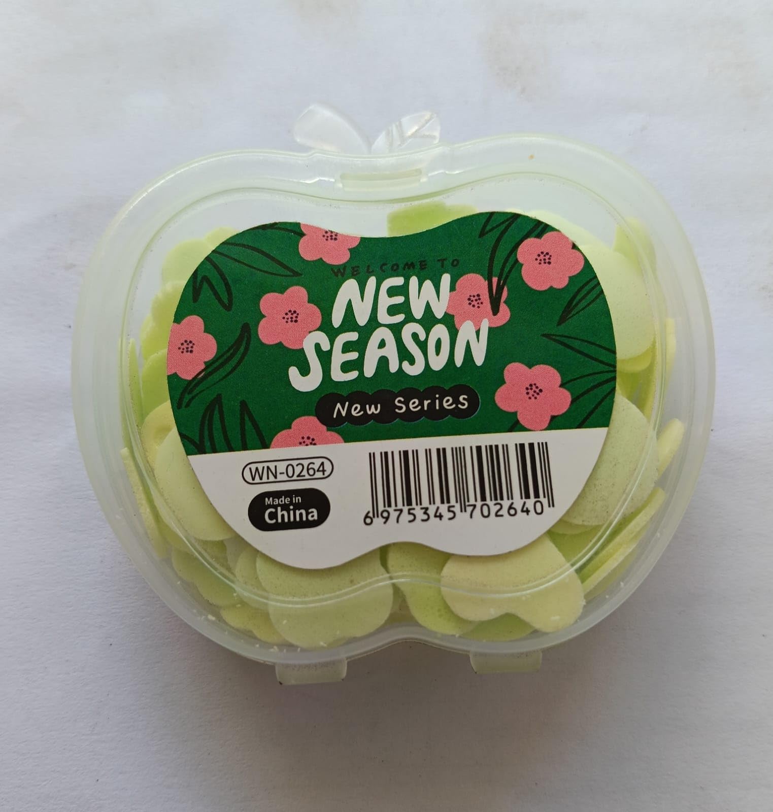 Portable Apple-Shaped Paper Soap Sheets in Clear Compact | Single-Use Flakes, Instant Lather, Travel-Friendly, Fragrant Formula, Water Activated-image-21