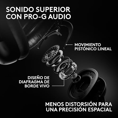 Logitech G PRO X3 LIGHTSPEED Gaming Headset - Black - 4