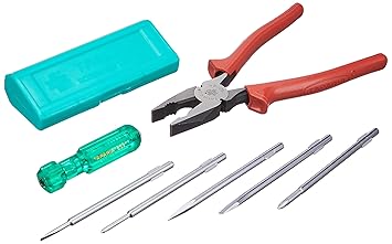 Taparia 802/1621-8 Steel Screw Driver and Plier Set (Multicolour, 2-Pieces)