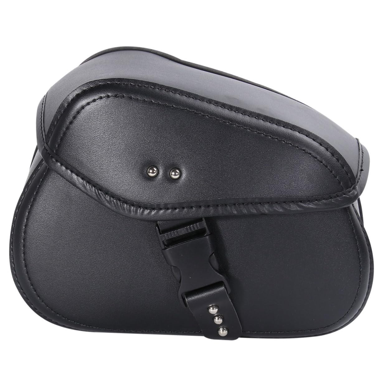 Borsello Moto in Pelle Pu Doppio Tasche Spaziosi Design Elegante per Attività Esterne