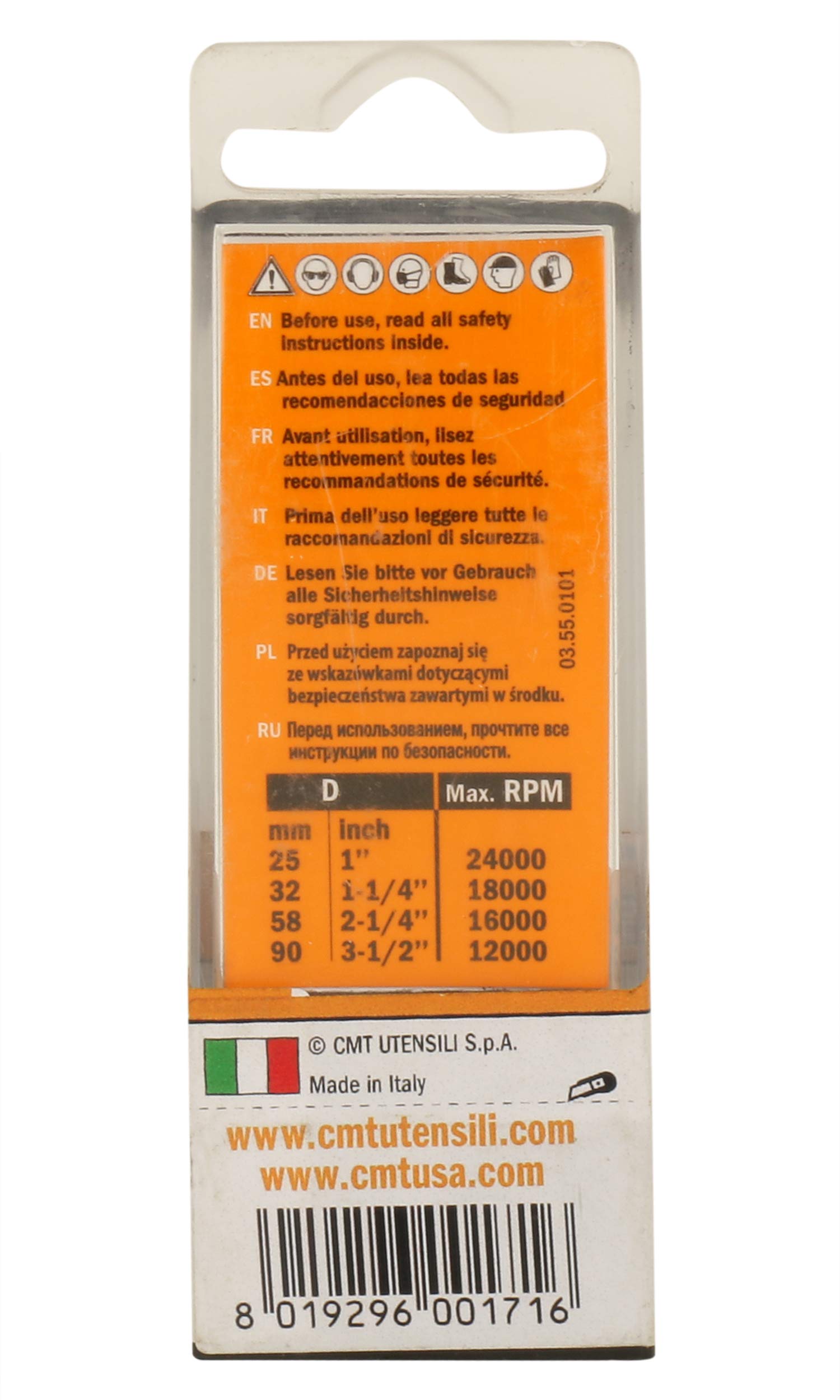CMT ORANGE TOOLS 758.001.11 - LASERPUNKT-FRÄSER 60° HM Z3 D=13X11 S=6