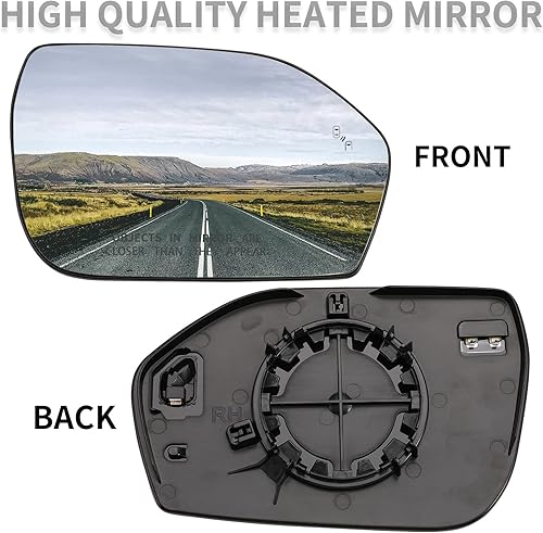 Miniatura 2 de Espejo lateral del pasajero de repuesto para Ford Explorer 2020 2021 2022 2023 - Espejo lateral derecho, espejo retrovisor de vidrio con calefacción