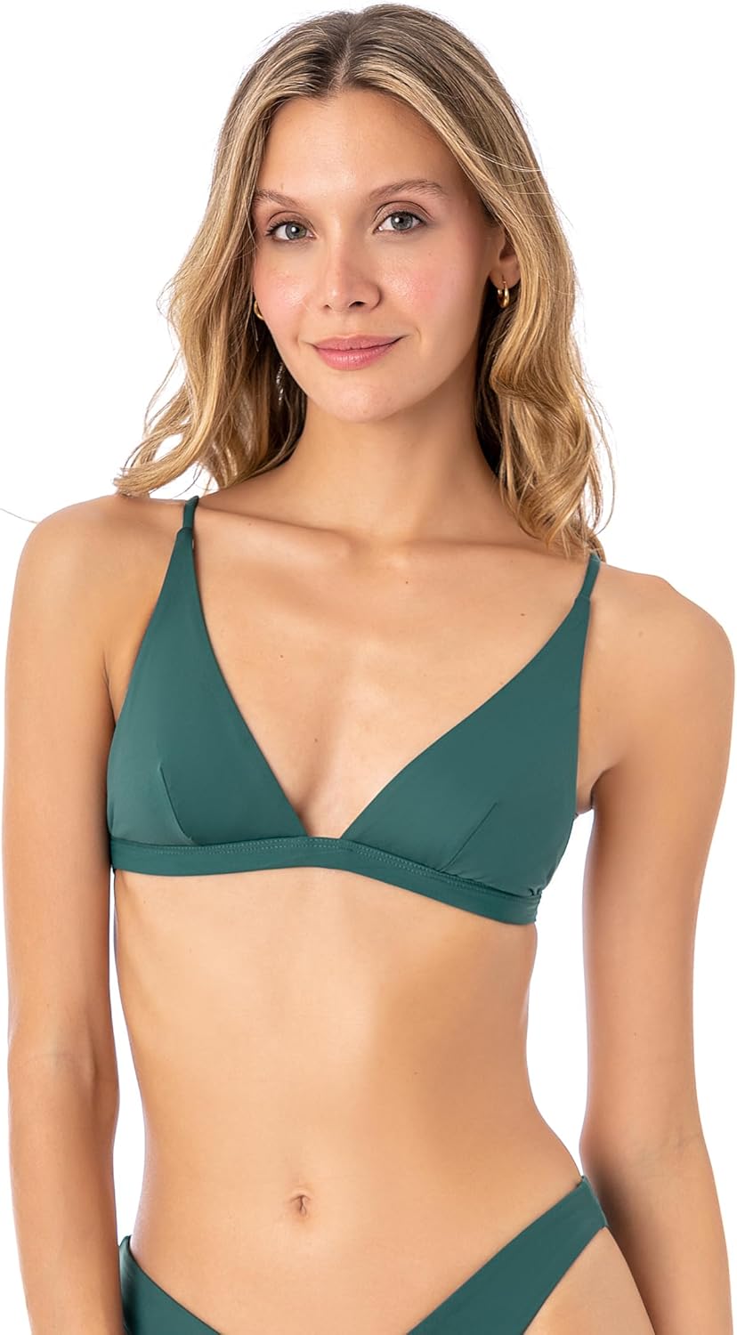 Maaji Womens Brunswick Green Ivy Reversible Triangle