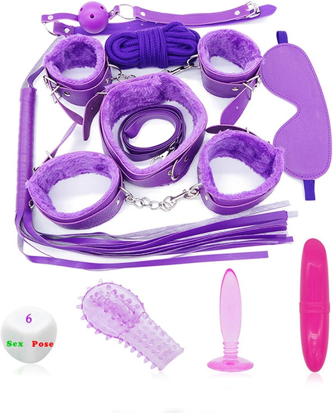 Bondage Juego Condom Whip mano puños Foot Cuffs anal plug ...