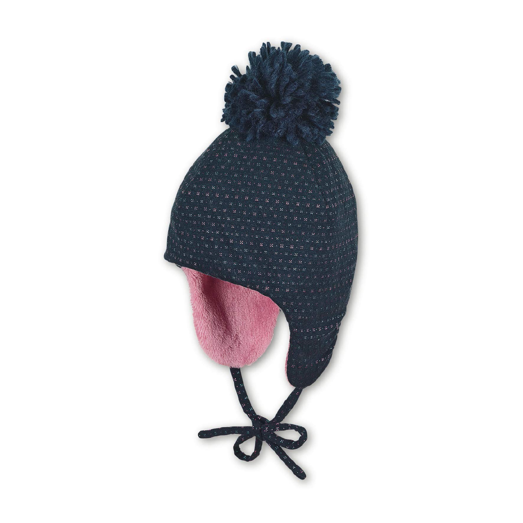 Sterntaler Inka Mütze Für Babys – Mit Blumen-Druck, Ohrenklappen & Weichem Baumwoll-Fleece