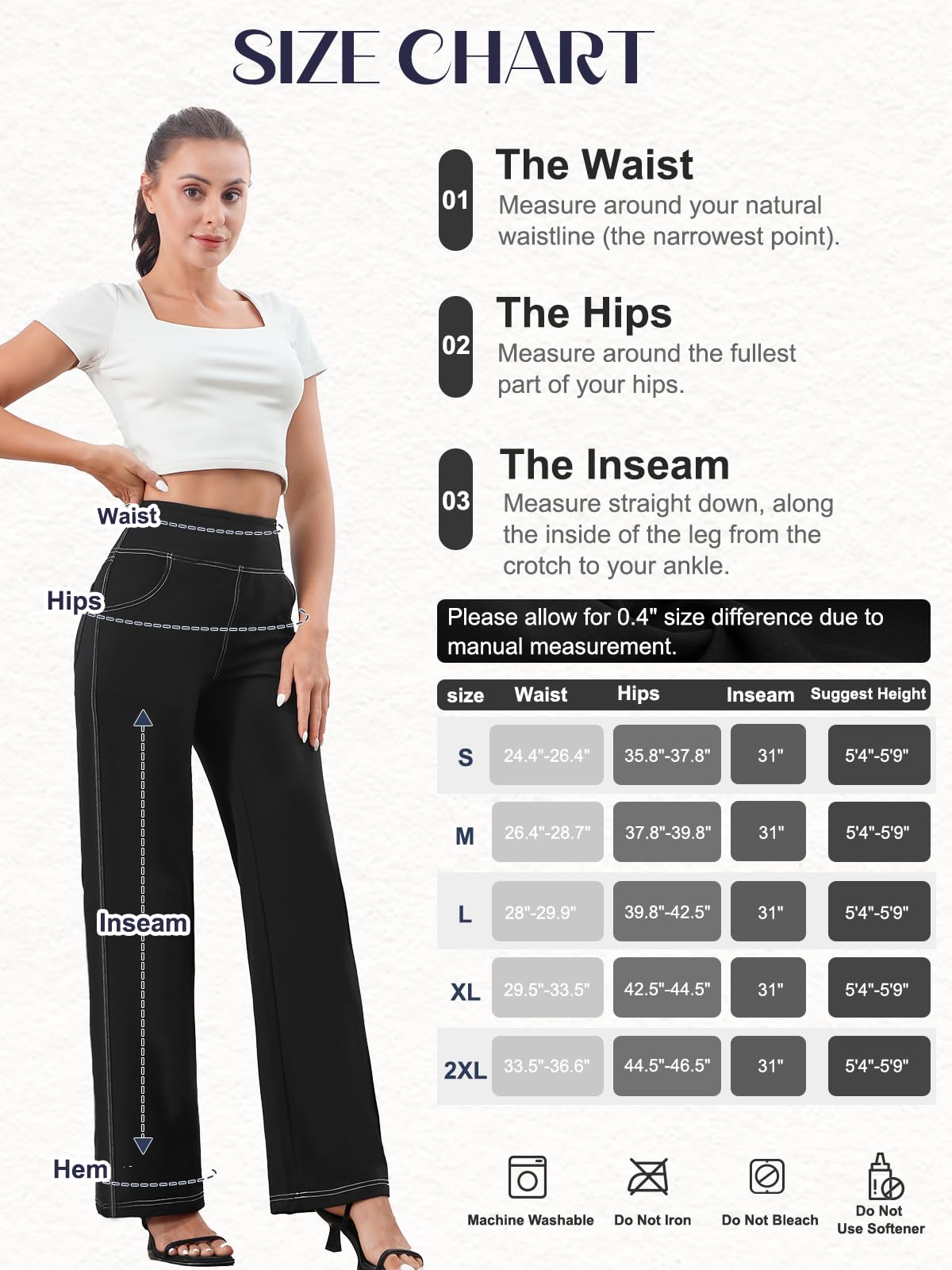Pantalones de Yoga para Mujer, Pantalon Deportivo con Bolsillos Pierna Recta Pantalones Casuales para Jogging Correr