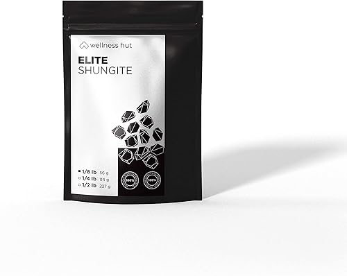 Miniatura 5 de wellness hut Piedras de shungita Elite - para agua de shungita - 18 libra (1.98 oz) piedras de 0.5-1.2 pulgadas