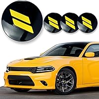 Vista 9 de 4 piezas de 63 mm 2.5 pulgadas de cubiertas de tapas centrales para ruedas con corte para Dodge Charger Durango Dart 2015-2020 Jeep/Chrysler