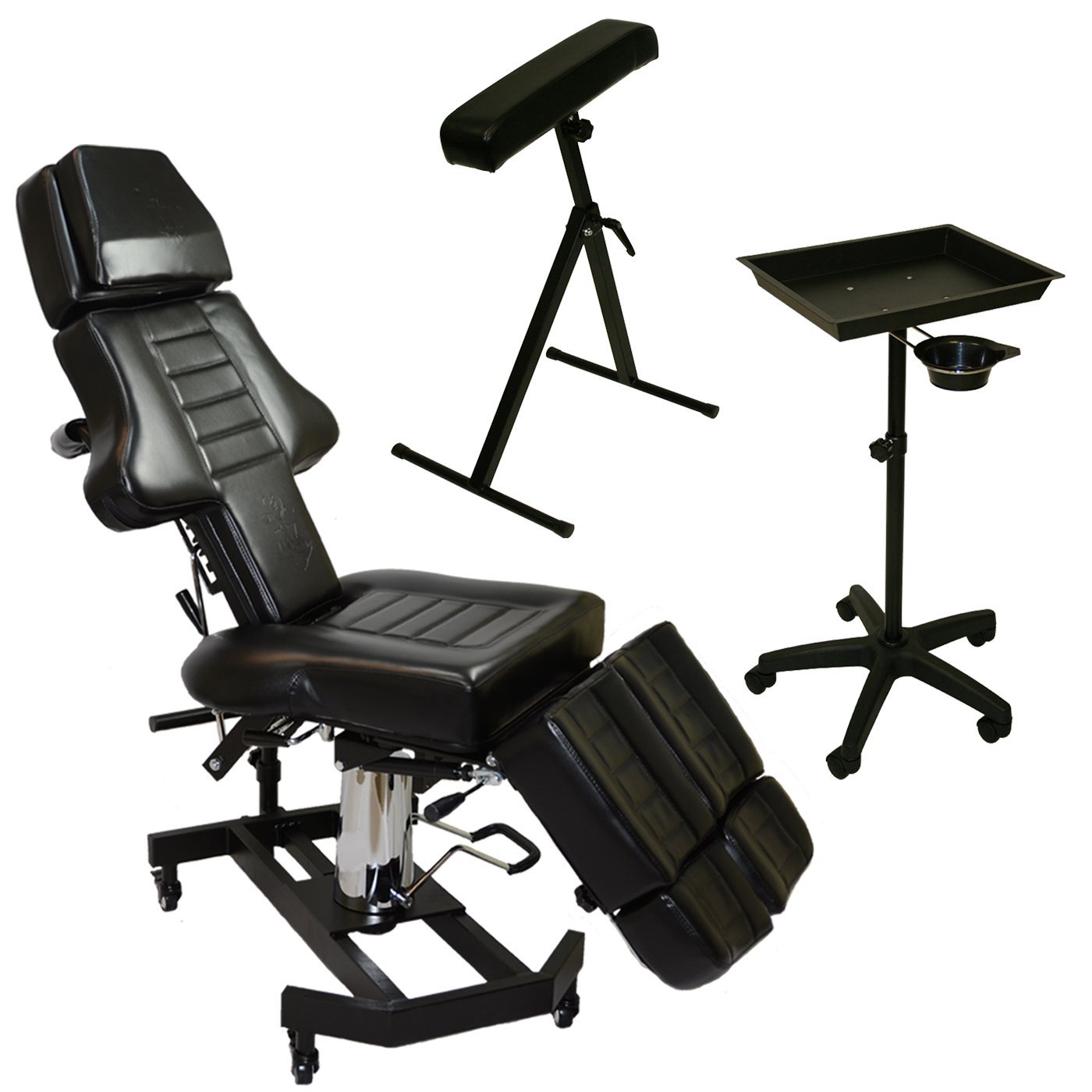 InkBed Tattoo Package Patented Black Ink Bed, Steel All Purpose Tray with