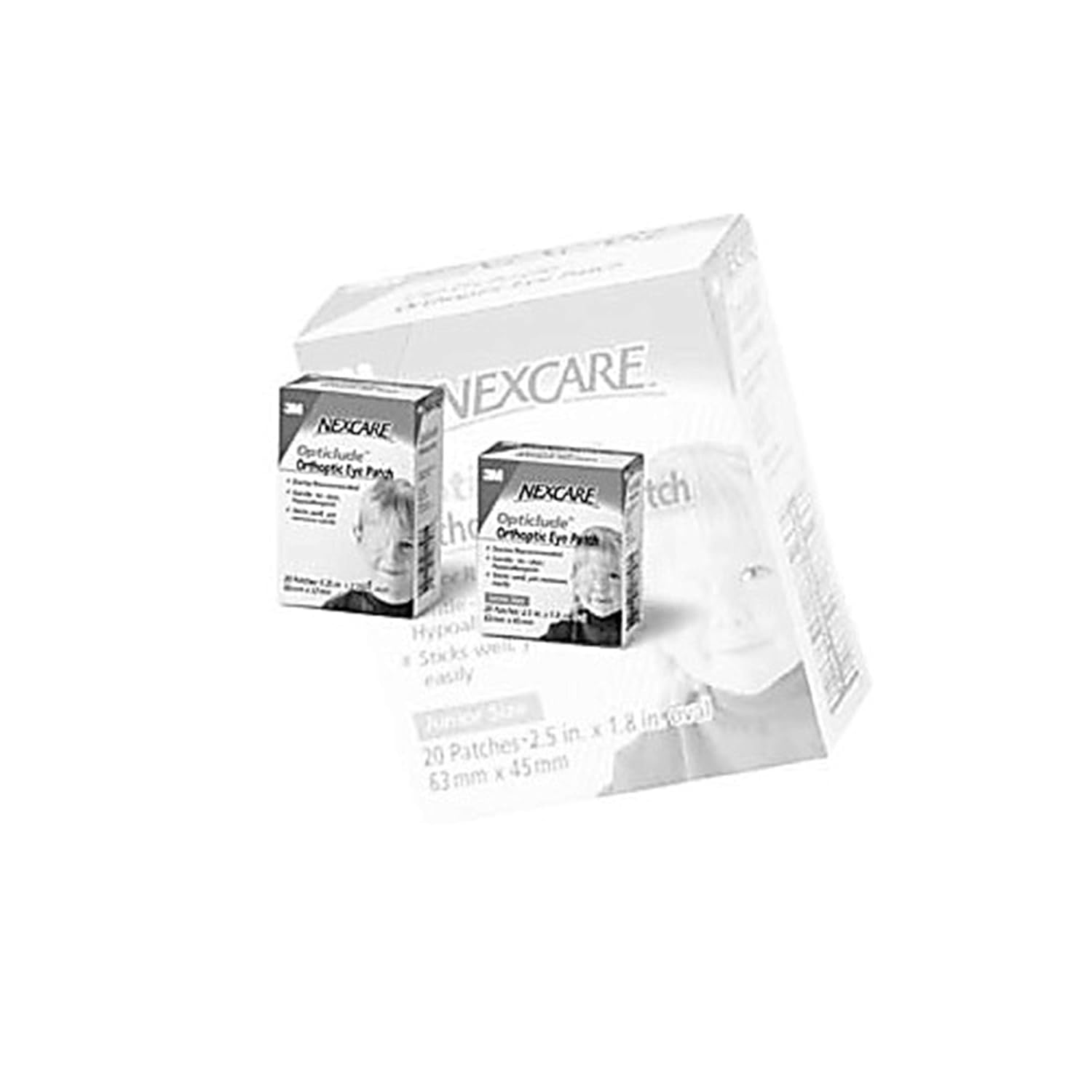3M Health Care MMM 1539 Nexcare Opticlude Orthoptic Eye Patch, Regular Size, 3" x 2" (Pack of 720)