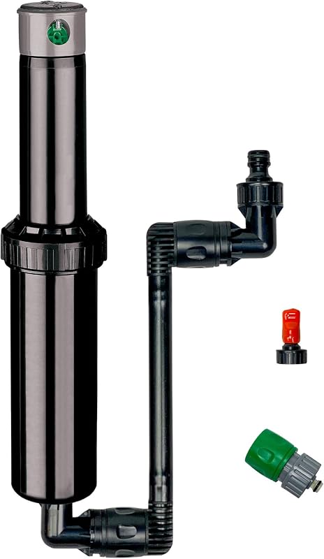 In-Ground 5-Inch Pop-Up Adjustable Sprinkler with Quick Hose Connector, QSK-741