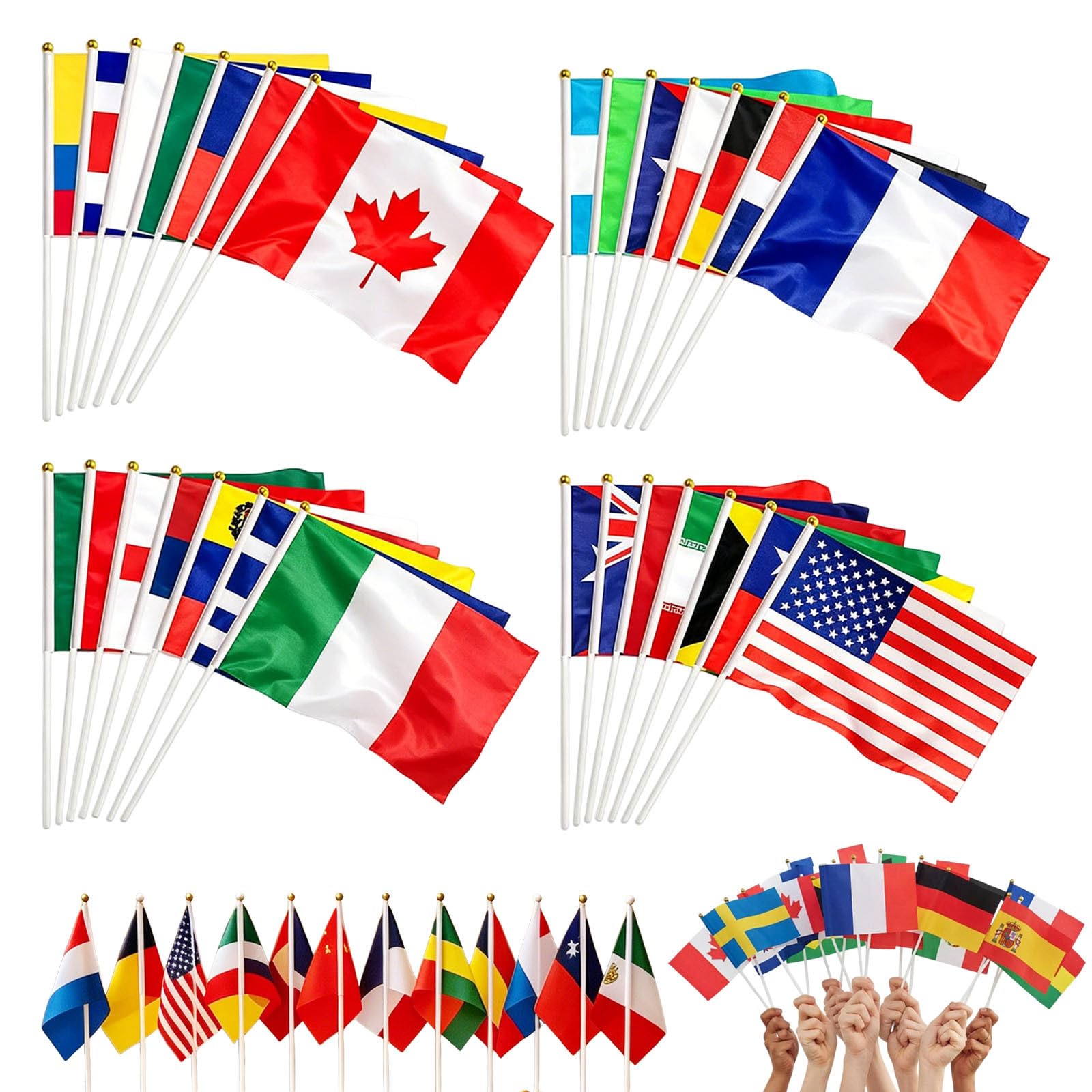 Drapeaux Coupe du Monde de Football 2026 pour Ambiance Bar et Clubs