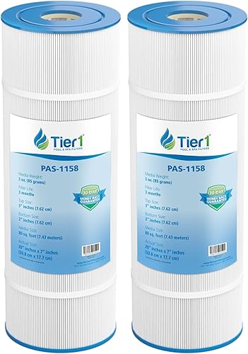 Miniatura 10 de Tier1 Cartucho de filtro para piscina y spa, paquete de 4 Reemplazo para Pentair Clean & Clear Plus 320, CCP320, Pleatco PCC80, Unicel C-7470