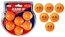 UDKI Table Tennis Balls - Pack of 6 (Orange) Size 40 mm - Durable, High-Performance Quality Table Tennis Balls for Practice & Tournaments gallery image