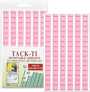 96 Pieces Adhesive Poster Tacky Putty Non-Toxic Mounting Putty Reusable Removable Safe Sticky Tack Putty for Poster and Mu...