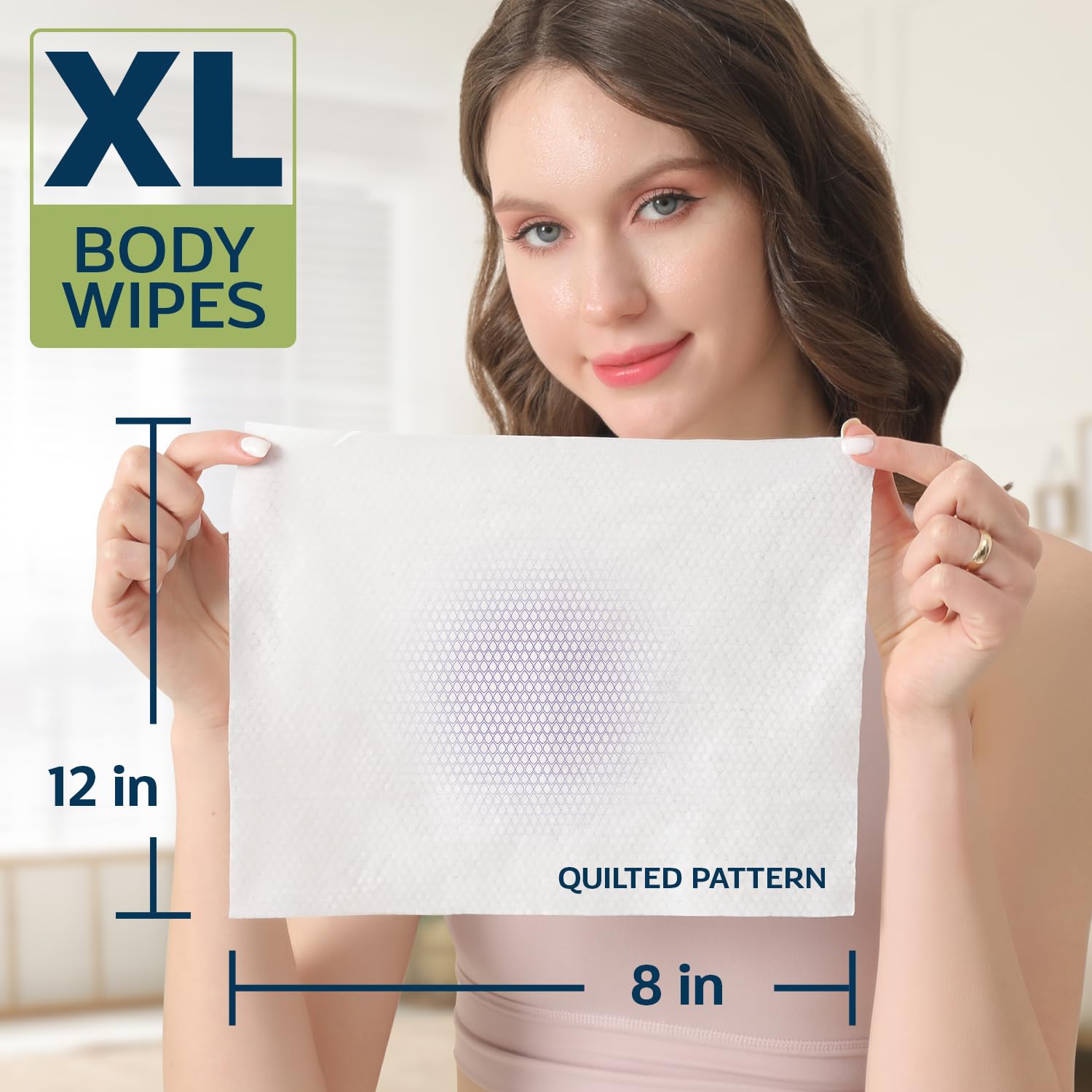 24 Packs of 10 Body Wipes Coconut Scent